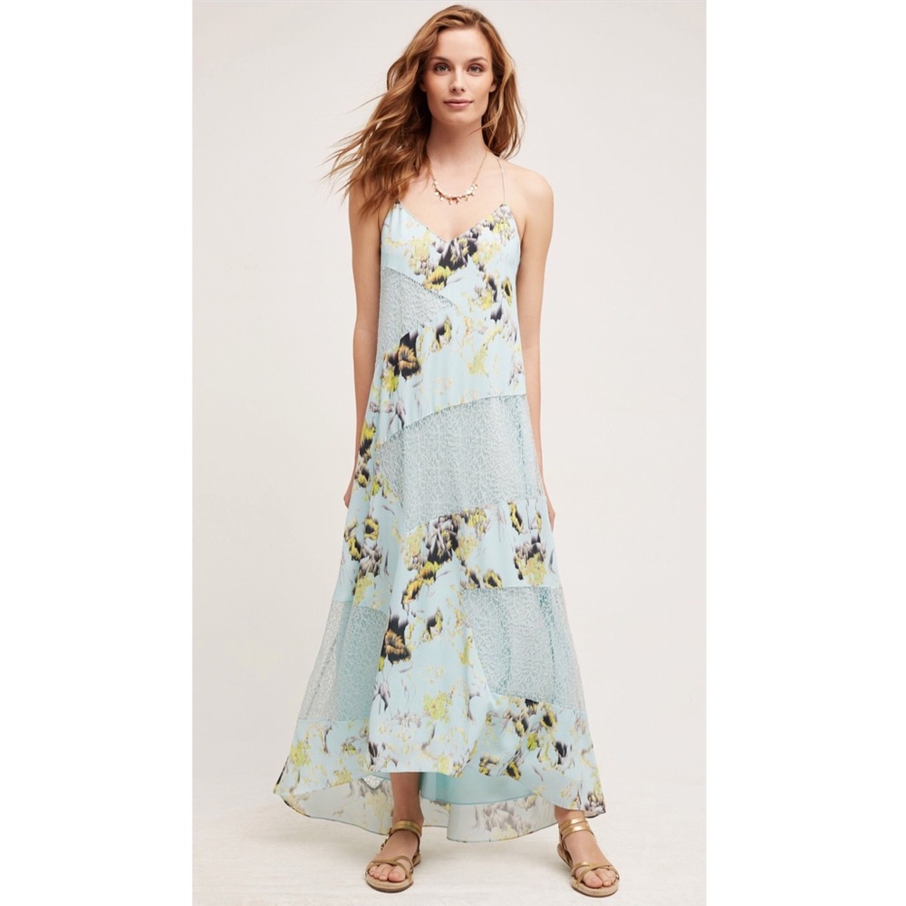 NWT Anthropologie Rainflower Lace Dress